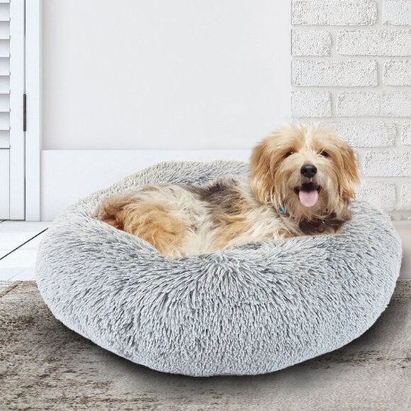 Precious Tails Luxury Plush Pet Beds HP 🆕Grey Blue Pink HOST PICK 🆕😮⚡🚚 - Picture 3 of 11